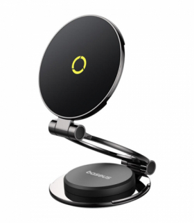 Baseus uchwyt samochodowy MagPro Series II Magnetic Car Mount Stick-on Version czarny TFO BRA014034