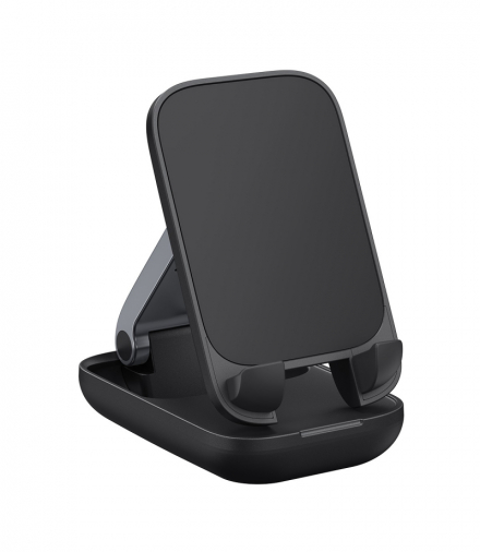 Baseus podstawka na telefonSeashell Series Folding Phone Stand Cluster czarna TFO BRA013912