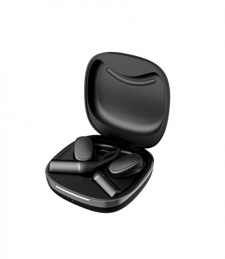 WIWU Słuchawki nauszne sportowe OWS O300 czarne TFO GSM185277