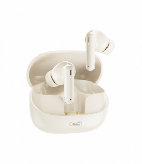 XO słuchawki Bluetooth X34 TWS beżowe TFO GSM179951