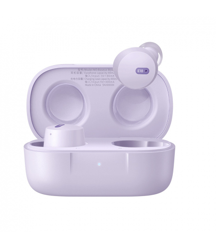 Baseus słuchawki Bluetooth Bowie E18 True Wireless Earphones fioletowe TFO BRA013971