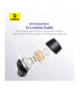 Baseus słuchawki Bluetooth Bowie E18 True Wireless Earphones czarne TFO BRA013970