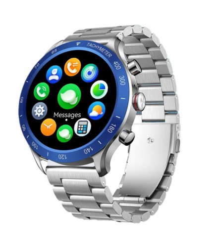 Riversong smartwatch Motive 9 Max srebrny SW903 AMOLED dwa paski TFO GSM187224