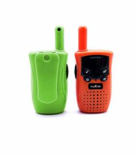 Maxlife zestaw krótkofalówek dla dzieci, zasięg 300m, MXWT-100 pomarańczowo - zielony TFO OEM0200599