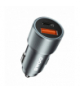 BWOO ładowarka samochodowa BO-CC73 38W fast car charger QC 18W + PD 20W, srebrna TFO GSM183278