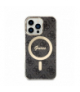 Guess zestaw nakładka + ładowarka do iPhone 13 Pro 6,1” GUBPP13LH4EACSK czarna hard case 4G Print MagSafe TFO GSM173683