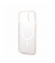 Guess zestaw nakładka + ładowarka do iPhone 14 Plus 6,7” GUBPP14MH4EACSP różowa hard case 4G Print MagSafe TFO GSM173694