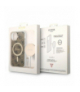 Guess zestaw nakładka + ładowarka do iPhone 14 Plus 6,7” GUBPP14MH4EACSW brązowa hard case 4G Print MagSafe TFO GSM173695