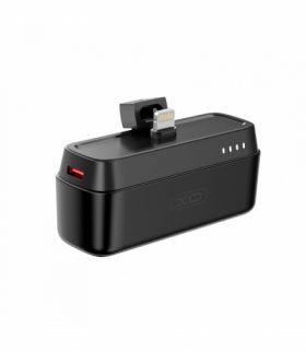 XO power bank mini PR244 20W 5000 mAh z konektorem Lightning czarny TFO GSM183405