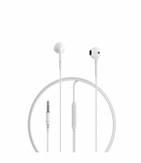 Devia słuchawki przewodowe Kintone A3 jack 3,5mm douszne białe TFO BRA014092
