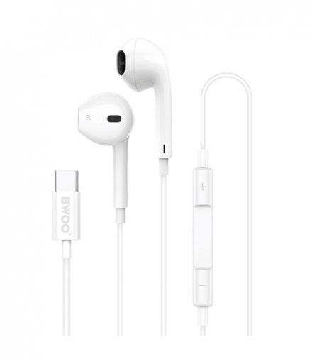 BWOO słuchawki HF175 do Iphone 15 USB-C digital interface białe TFO GSM183283