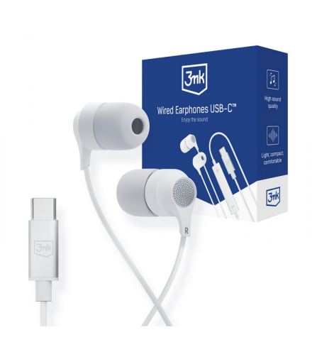 3mk słuchawki przewodowe USB-C TFO GSM173412