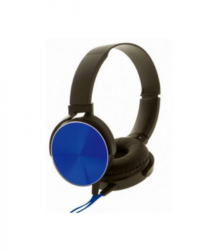 Rebeltec słuchawki przewodowe Montana nauszne stereo z mikrofonem niebieskie TFO AKKSGSLUREB00015