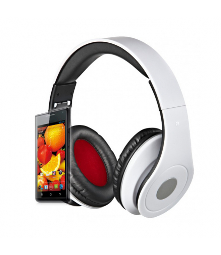 Rebeltec słuchawki przewodowe AUDIOFEEL2 nauszne białe TFO AKKSLREBLPSM0003