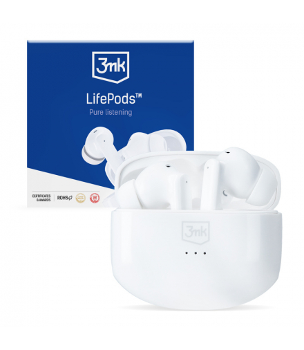 3mk słuchawki bluetooth LifePods białe TFO GSM168355