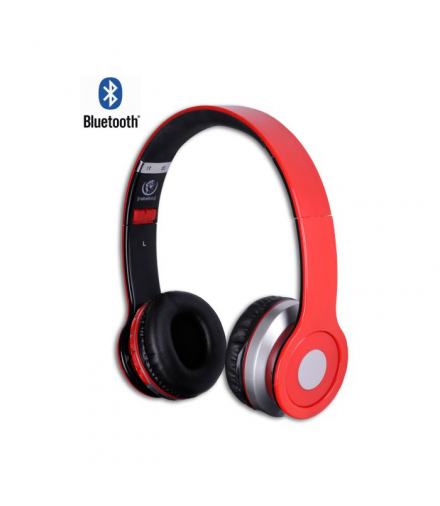 Rebeltec słuchawki Bluetooth Crystal czerwone TFO AKKSLREBXWSM0002
