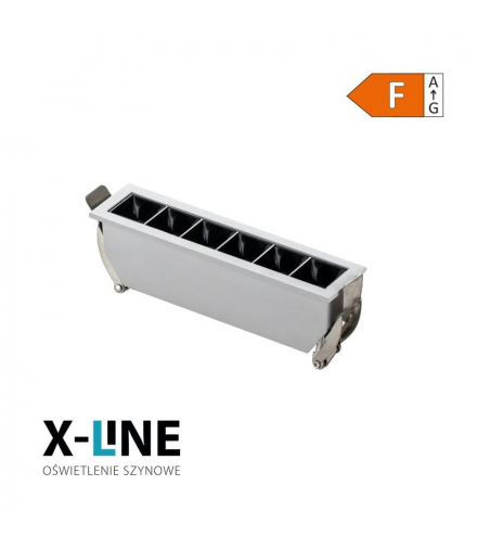 Listwa, oprawa LED podtynkowa liniowa, 6 W, 540 lm, biała, X-LINE DPM STLSL-6W-W