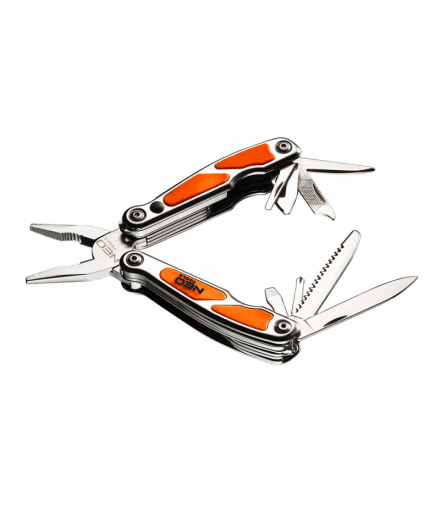 Narzędzie wielofunkcyjne mini, z LED, zestaw 10 elementów GTX NEO Tools 01-027