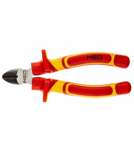 Szczypce boczne 160 mm 1000V, CrV, polerowane GTX NEO Tools 01-226