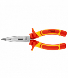 Szczypce wygięte 180 mm 1000V, CrV, polerowane GTX NEO Tools 01-228