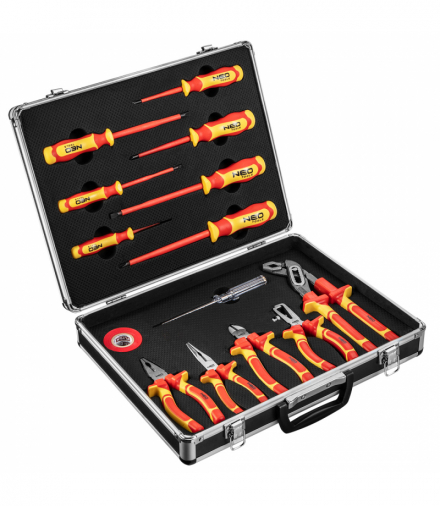 Zestaw szczypiec i wkrętaków 1000V, 13 szt. GTX NEO Tools 01-234