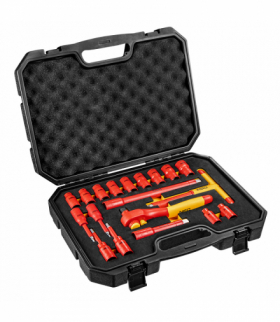 Klucze nasadowe 1000V, 19szt. GTX NEO Tools 01-306