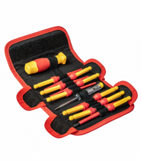 Końcówki wkrętakowe z uchwytem 1000V, 12 szt. GTX NEO Tools 01-308