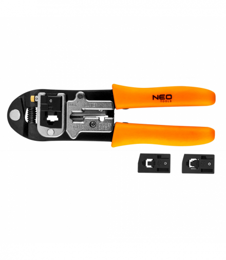 Szczypce do końcówek telefonicznych 4P, 6P, 8P GTX NEO Tools 01-501