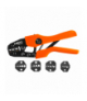 Szczypce do zaciskania końcówek zestaw 5 szczęk GTX NEO Tools 01-537