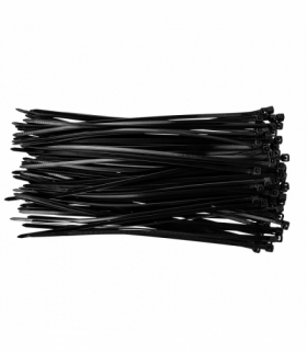 Opaski zaciskowe 2.5 x 200 mm, 100 szt., czarne GTX NEO Tools 01-602