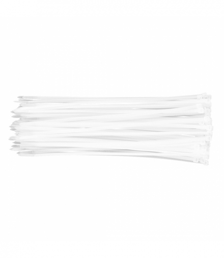 Opaski zaciskowe 3.6 x 300 mm, 100 szt., białe GTX NEO Tools 01-604