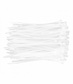 Opaski zaciskowe 2.5 x 100 mm, 100 szt., białe GTX NEO Tools 01-605