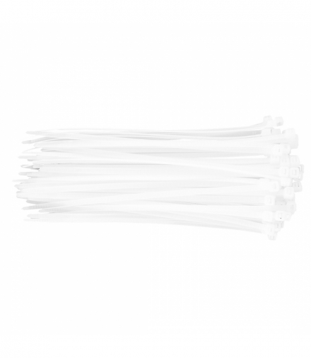 Opaski zaciskowe 4.8 x 200 mm, 75 szt., białe GTX NEO Tools 01-607