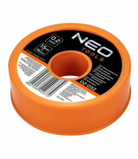 Taśma uszczelniająca do rur 15 m x 19 mm x 0.2 mm GTX NEO Tools 02-032
