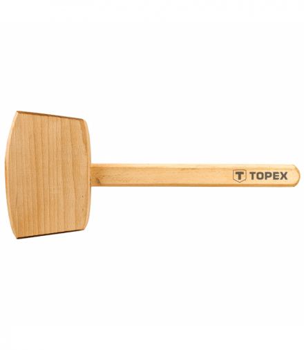 Młotek drewniany 500 g, trzonek drewniany GTX TOPEX 02A050