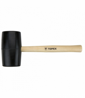 Młotek gumowy 72 mm/900 g, trzonek drewniany GTX TOPEX 02A347