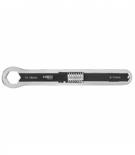 Klucz oczkowy nastawny, dwustronny 5 - 16 mm GTX NEO Tools 03-030