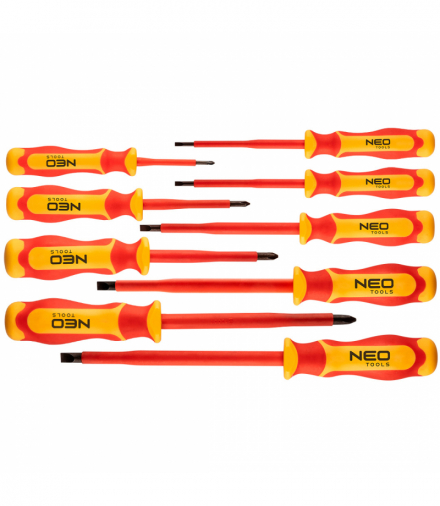 Zestaw wkrętaków 1000V, 9 szt. GTX NEO Tools 04-143