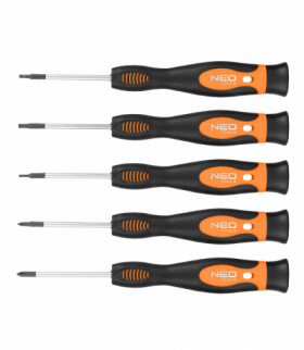 Wkrętaki precyzyjne, zestaw 5 szt. GTX NEO Tools 04-224