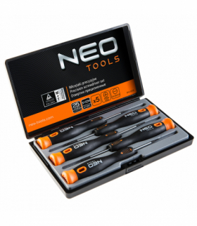 Wkrętaki precyzyjne, zestaw 5 szt., SvCm GTX NEO Tools 04-225