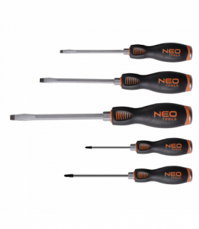 Wkrętaki do pobijania, S2, zestaw 5 szt. GTX NEO Tools 04-240