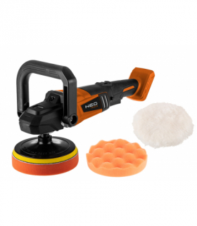 Polerka akumulatorowa bezszczotkowa Energy+ 18V, Li-lon, M14 150 mm, 800-2300 min-1, bez akumulatora GTX NEO Tools 04-602