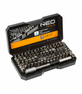Końcówki wkrętakowe z uchwytem, zestaw 99 szt. GTX NEO Tools 06-104