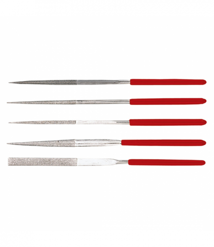 Pilniki iglaki diamentowe, zestaw 5 szt. GTX TOPEX 06A000