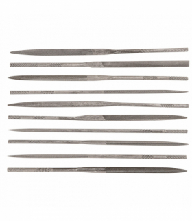 Pilniki iglaki do metalu, zestaw 10 szt. GTX TOPEX 06A020