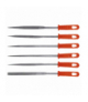 Pilniki iglaki do metalu, zestaw 6 szt. GTX Top Tools 06A025
