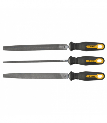 Pilniki do metalu, 200 mm/2, zestaw 3 szt. GTX TOPEX 06A230
