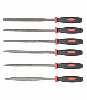 Pilniki iglaki do metalu, zestaw 6 szt. GTX Top Tools 06A625