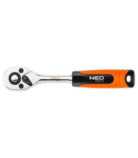 Grzechotka prosta 3/8", 210 mm, 45T GTX NEO Tools 08-508