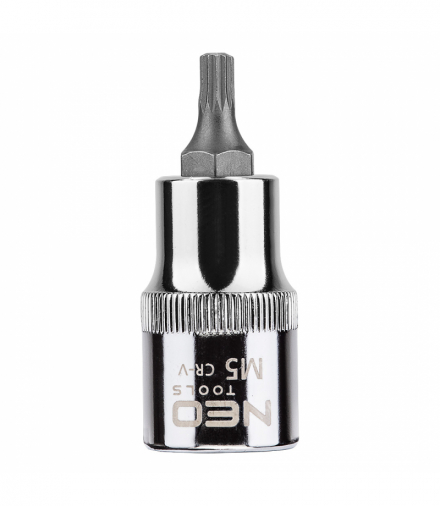 Końcówka Spline na nasadce 1/2", M5 x 55 mm GTX NEO Tools 08-730